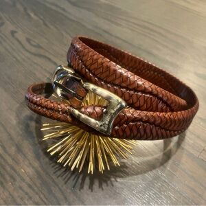 Crookhorn Vintage Men’s Leather Belt Size 44